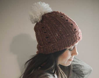 PDF Crochet Pattern for a Super Simple and Slouchy Textured Beanie