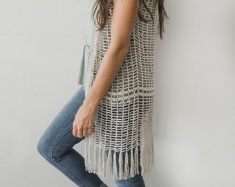 PDF Crochet Pattern for the Daydreamer Crochet Vest - Megmade with Love