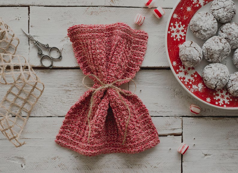 PDF Crochet Pattern for The Peppermint Washcloth image 3