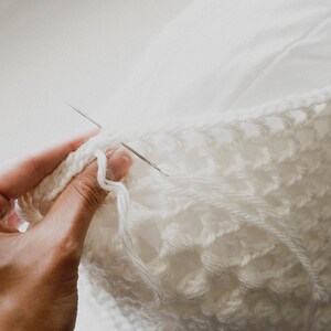 PDF Crochet Pattern for The Crochet Cottage Pillow - Megmade with Love image 5