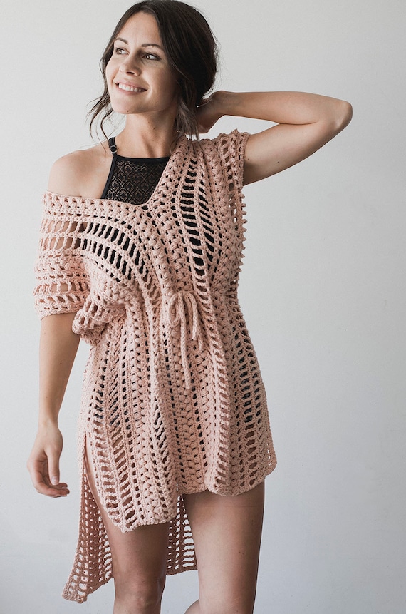 PDF Crochet Pattern for the Easy Breezy Swimsuit Coverup