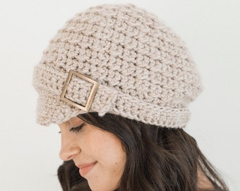 PDF Crochet Pattern for the Classic Beret Cap - Megmade with Love