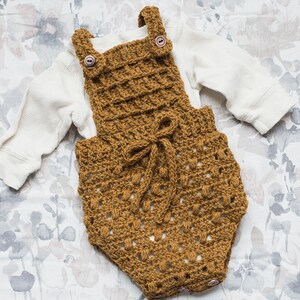 PDF Crochet Pattern for the Butterscotch Baby Onesie Megmade with Love image 7