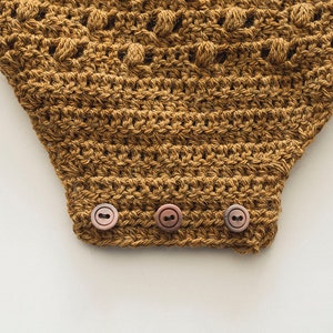 PDF Crochet Pattern for the Butterscotch Baby Onesie Megmade with Love image 6