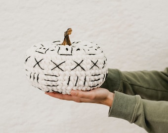 PDF Crochet Pattern for the Mudcloth Crochet Pumpkin - Megmade with Love