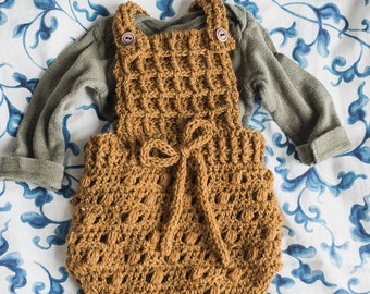 PDF Crochet Pattern for the Butterscotch Baby Onesie - Megmade with Love