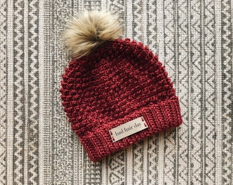 PDF Crochet Pattern Bad Hair Day Beanie - Megmade with Love