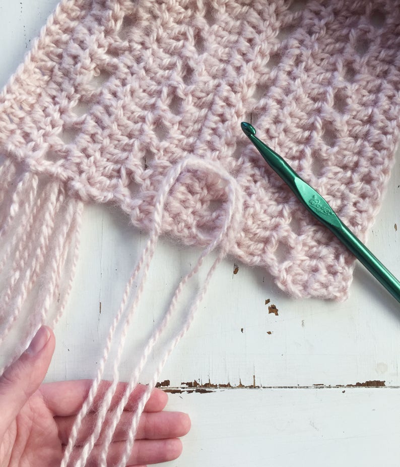 PDF Crochet Pattern for the Andie Scarf - Bulky Crochet Scarf - Etsy