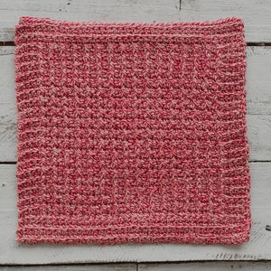 PDF Crochet Pattern for The Peppermint Washcloth image 4