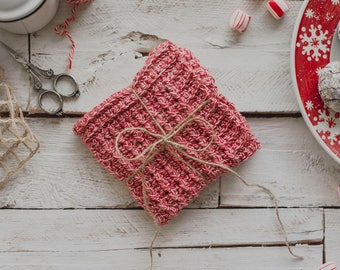 PDF Crochet Pattern for The Peppermint Washcloth