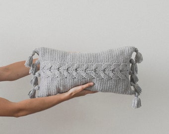 PDF Crochet Pattern for the Cabled Throw Pillow - Megmade with Love