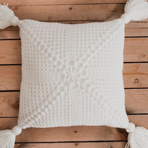 PDF Crochet Pattern for The Crochet Cottage Pillow - Megmade with Love image 4