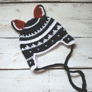 PDF Crochet Pattern for My Little Fox Baby Hat image 2