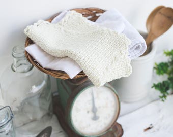 PDF Crochet Pattern for the Farmhouse-Inspired Washcloth