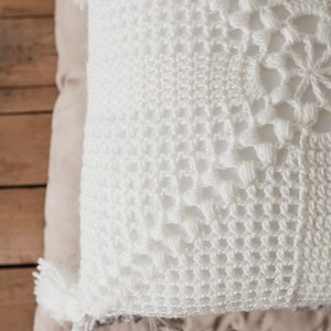 PDF Crochet Pattern for The Crochet Cottage Pillow - Megmade with Love image 2