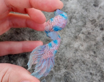 Dread bead - mermaid tail bead - dreadlock accessories - mermaid jewelry - hair jewelry