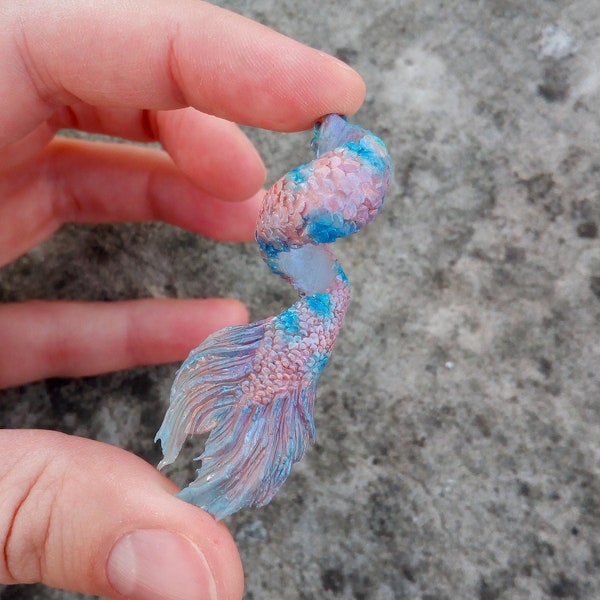 Dread bead - mermaid tail bead - dreadlock accessories - mermaid jewelry - hair jewelry