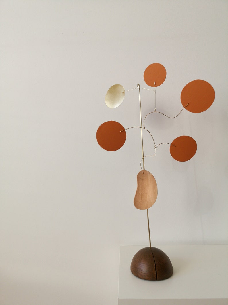 Tabletop Mobile. Coffee Table Decor. Midcentury Modern