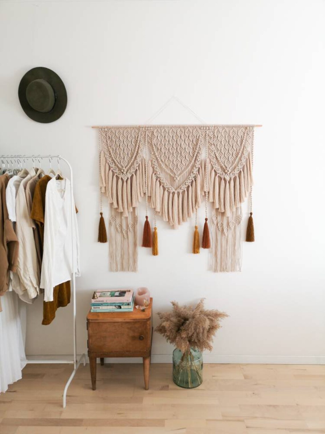 Xl Macrame wall hanging / Modern macrame wall decor / Boho Etsy