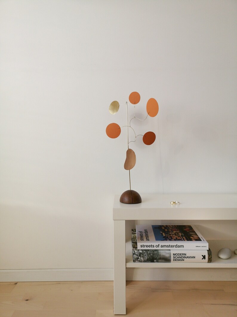 Tabletop Mobile. Coffee Table Decor. Midcentury Modern