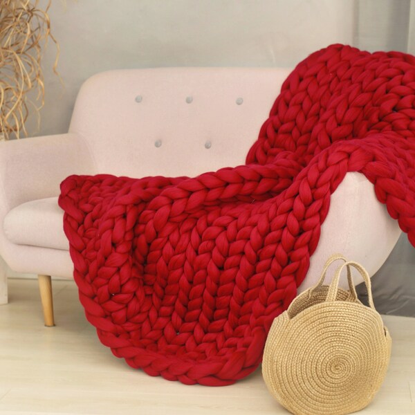 Chunky Throw Etsy
