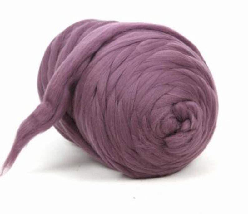 Wool Roving Merino Wool Roving Chunky Knit Blanket Yarn Etsy