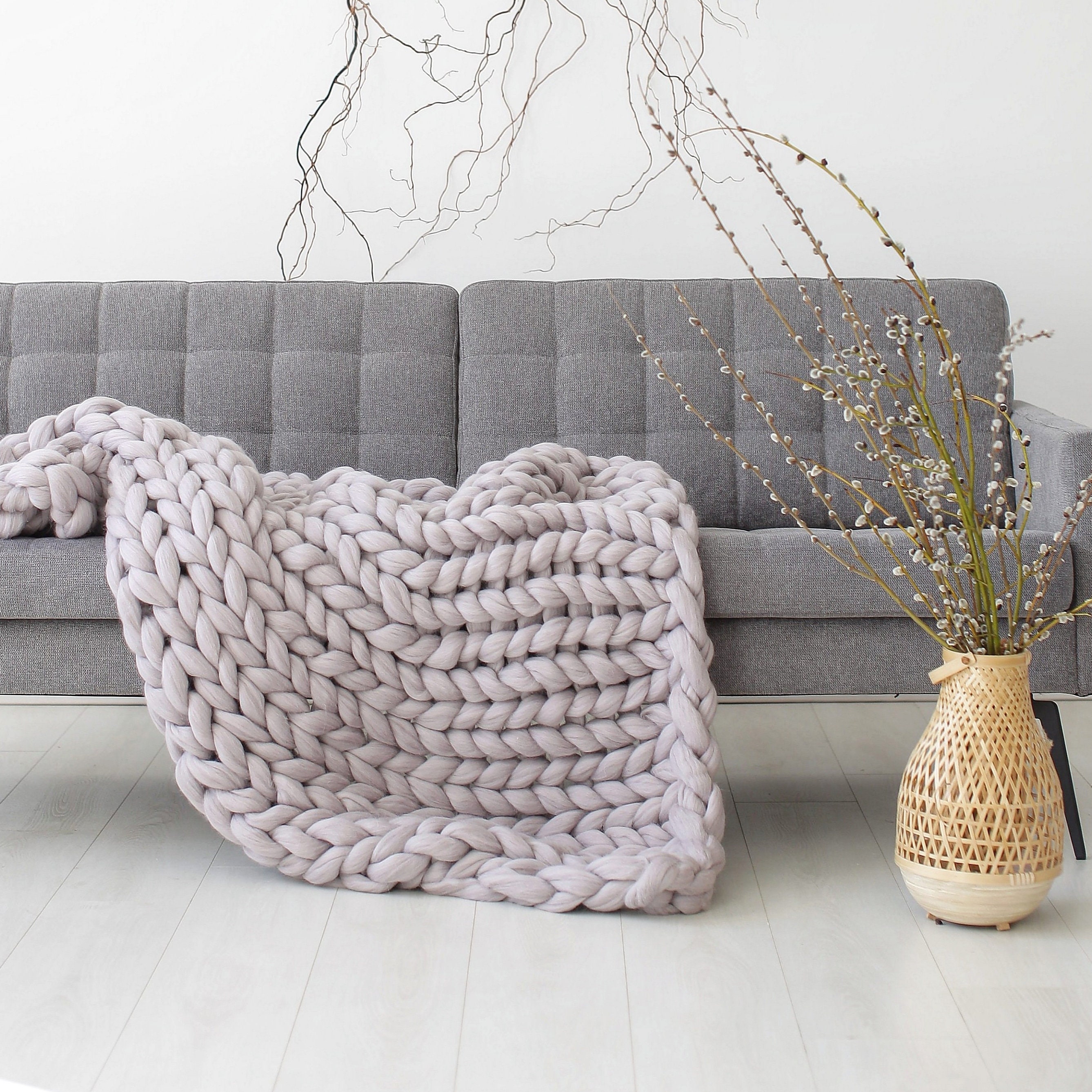 Emerald Throw Blanket Emerald Green Chunky Knit Blanket Boho Etsy UK