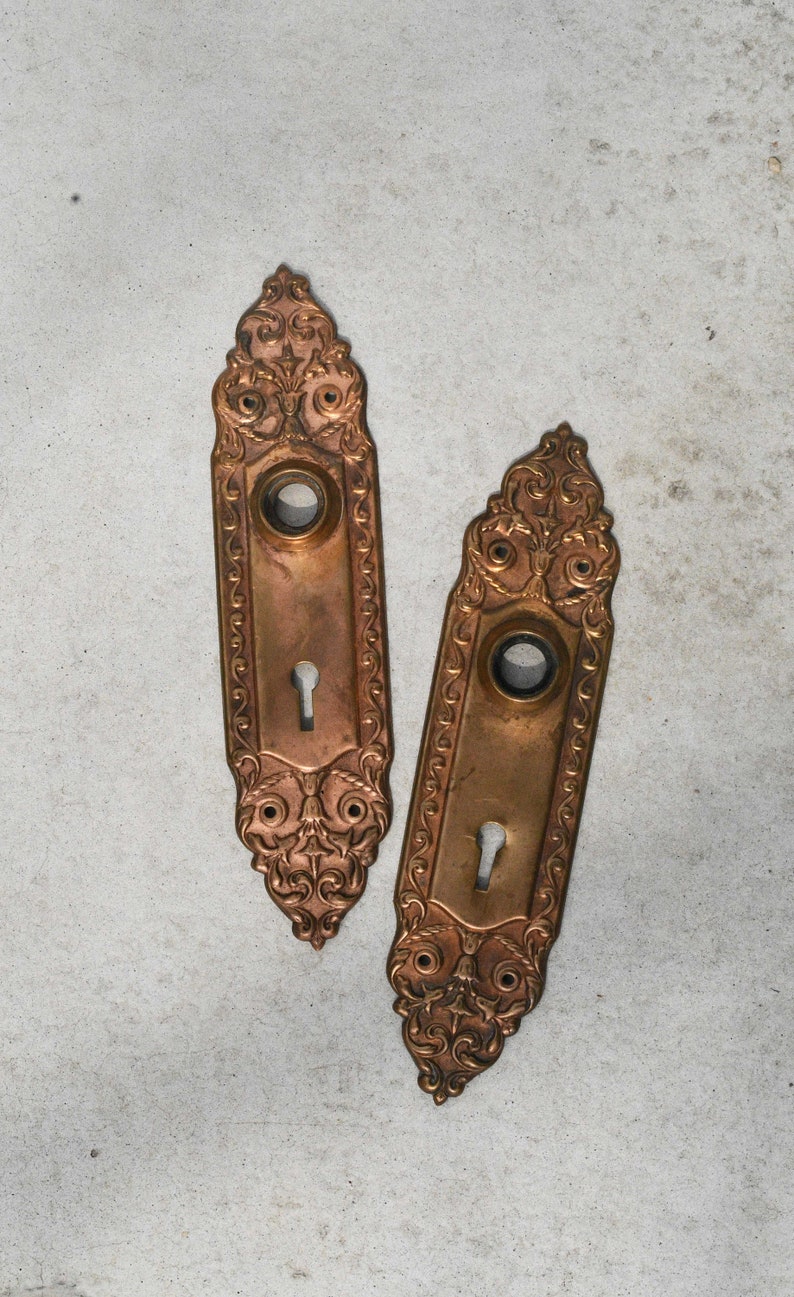 Small Copper Backplates