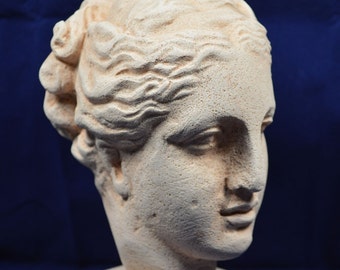 Hygieia Health sculpture head bust ancient Greek Goddess of Health statue