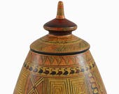 Minoan Pottery Pyxis - Geometric Period Design - Jewellery Box - Ancient Crete