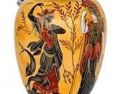 Goddess Athena and Poseidon - Dionysus God of Wine Oinochoe Amphora Vase pottery