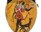 Goddess Athena and Dionysus - Artemis Diana Goddess of Animals Amphora Vase