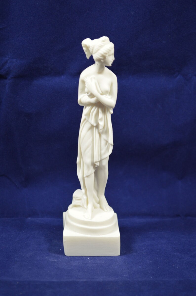 Sappho statue ancient Greek poet small sculpture image 0