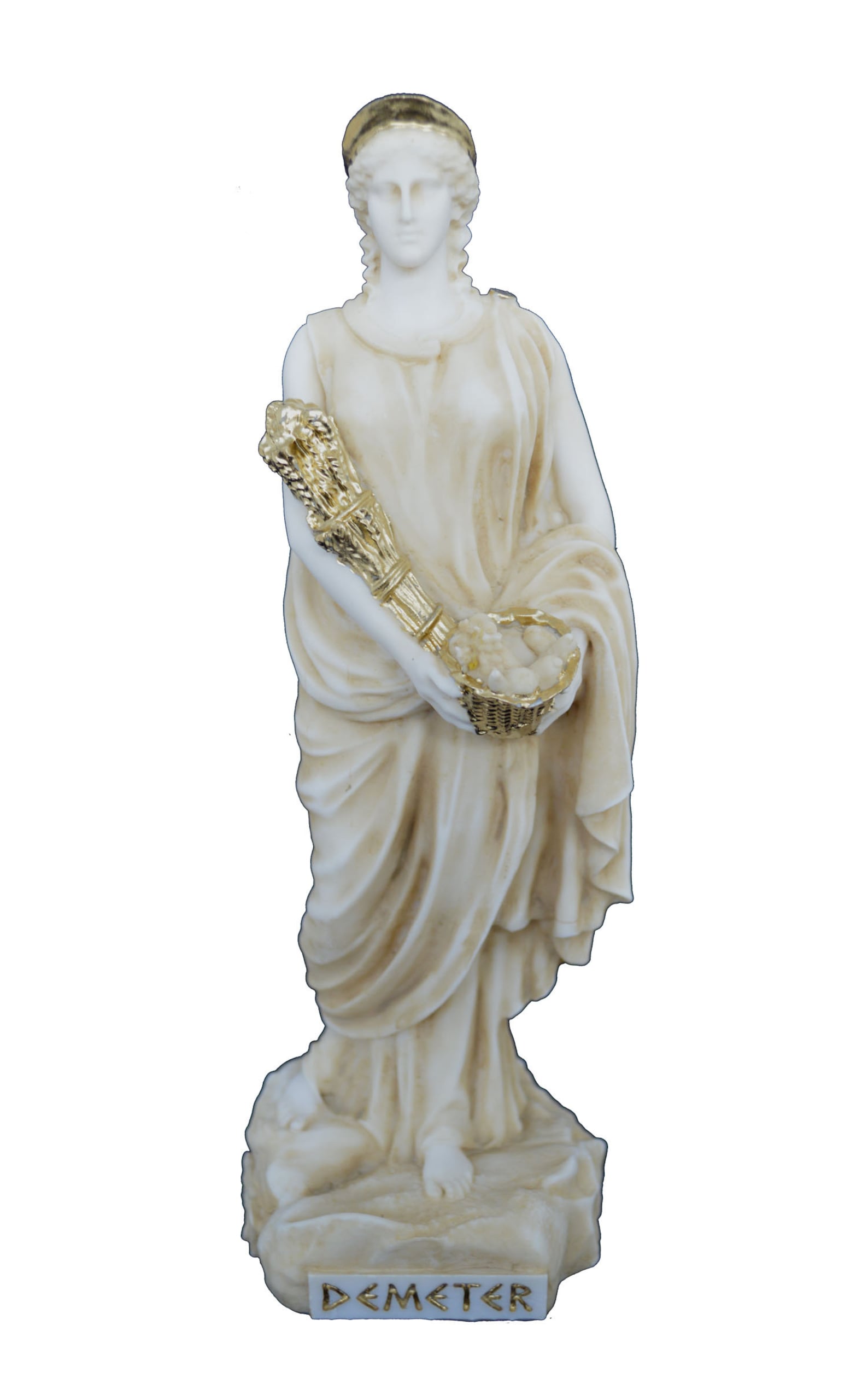 Demeter Sculpture Ancient Greek Goddess of the Agriculture Etsy