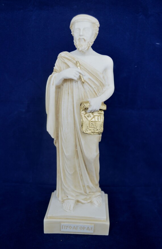 Great Scientist and Mathematician of the Ancient World Archimedes Statue