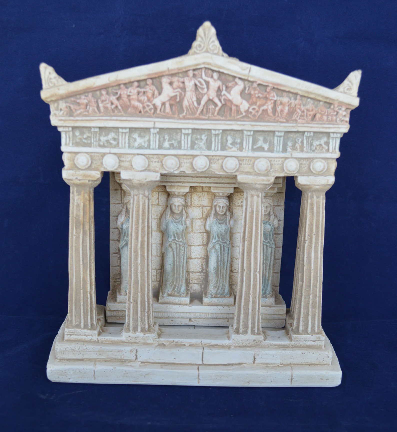 Caryatid sculpture ancient Greek artifact Etsy