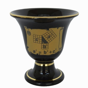 Pythagoras cup Pythagorean cup of justice black image 2