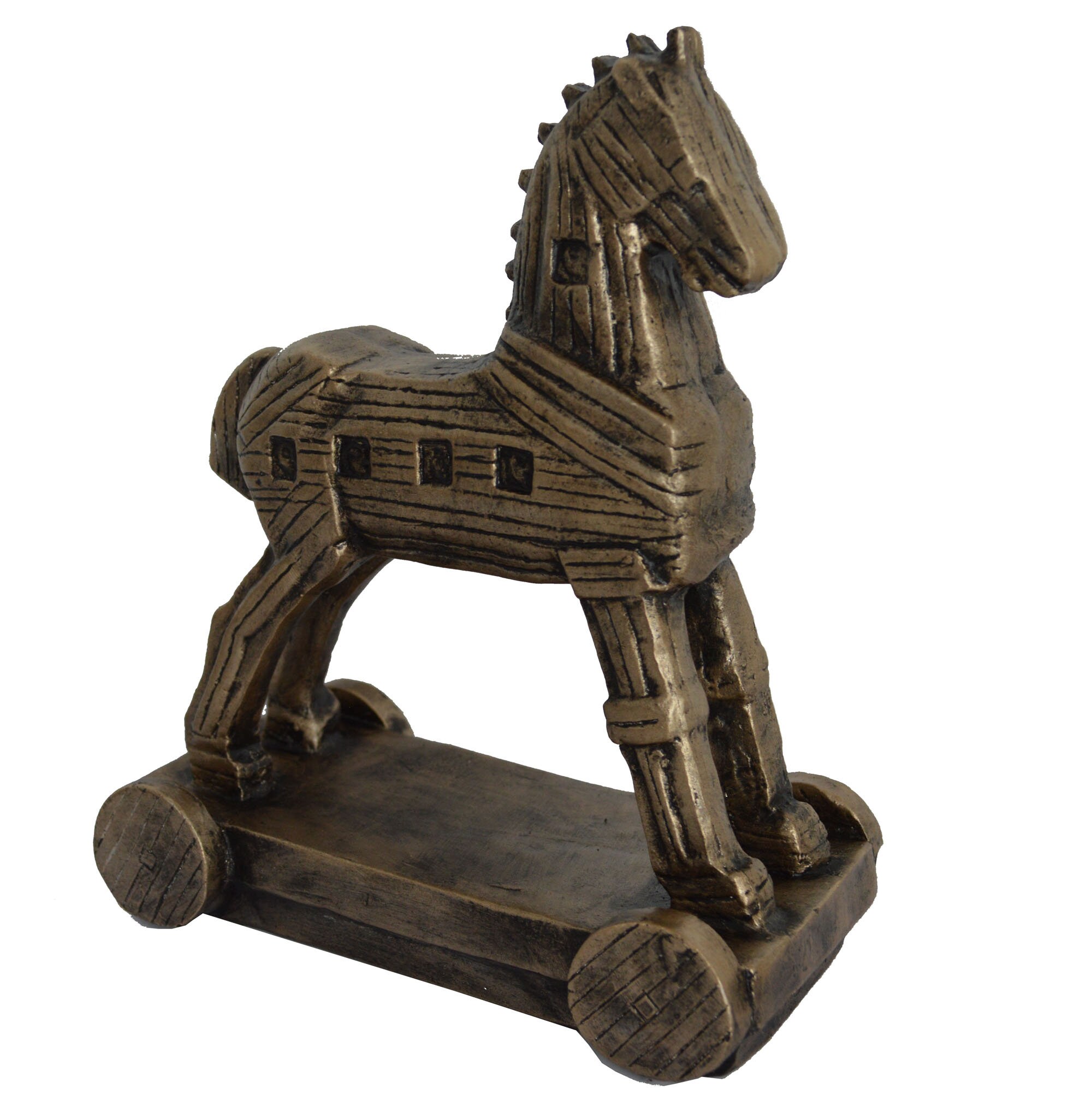 Trojan horse sculpture artifact statue Bronze effect Etsy