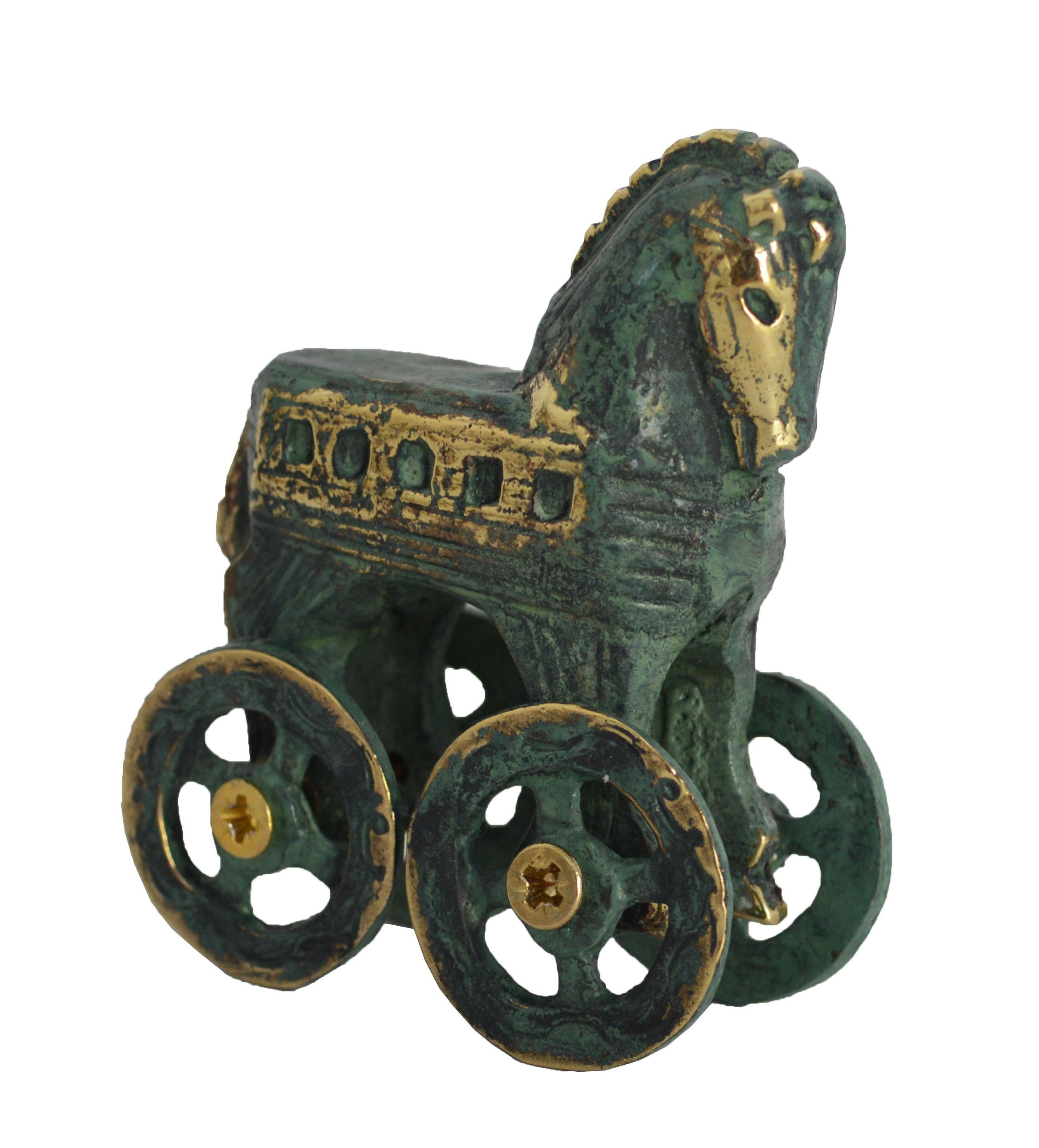 Trojan Horse Bronze Miniature Statue Ancient Greece Mythical Etsy Il Fullxfull.2210658862 Sipj