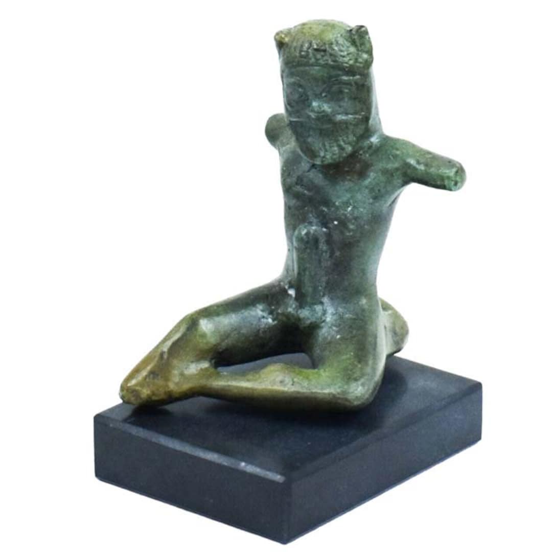 Bronze Statue of Satyr Mythical Creature Ancient Greek Mythology - Etsy