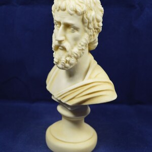 Sophocles sculpture bust ancient Greek philosopher aged statue image 2