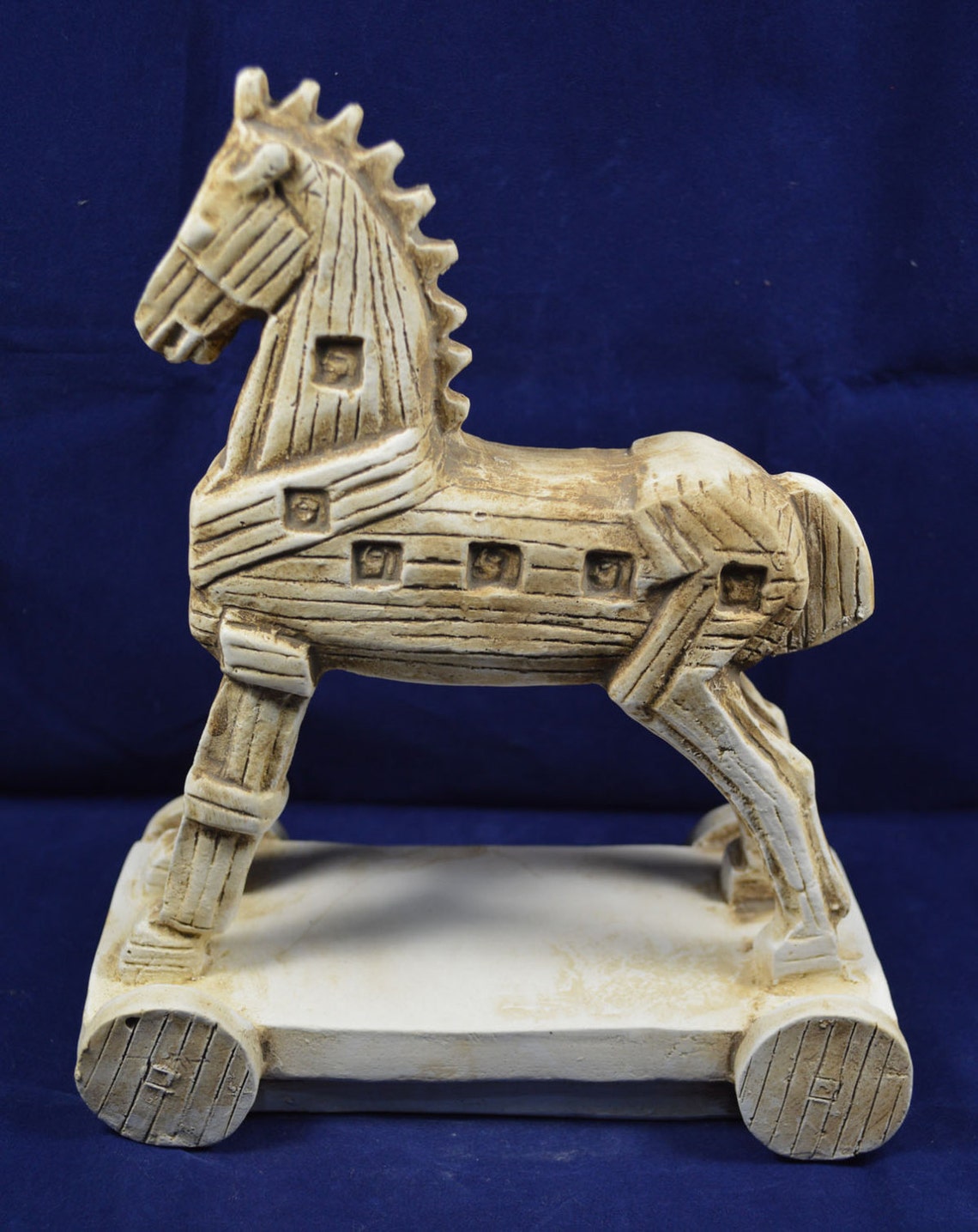 Trojan Horse Sculpture Artifact Statue Etsy