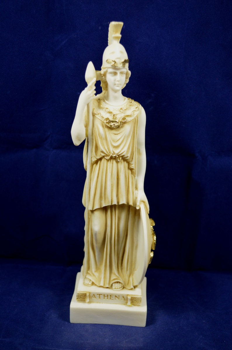 Déesse Athena statue ancienne Déesse grecque de la sagesse et Etsy