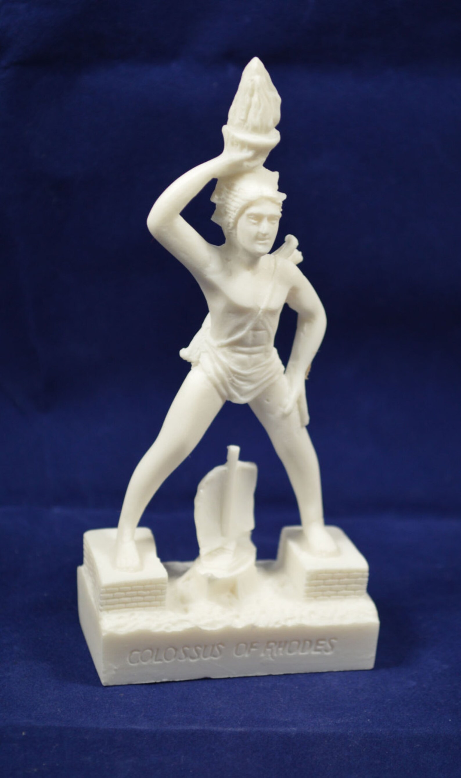 Colossus of Rhodes Sculpture God of Sun Helios Miniature Etsy