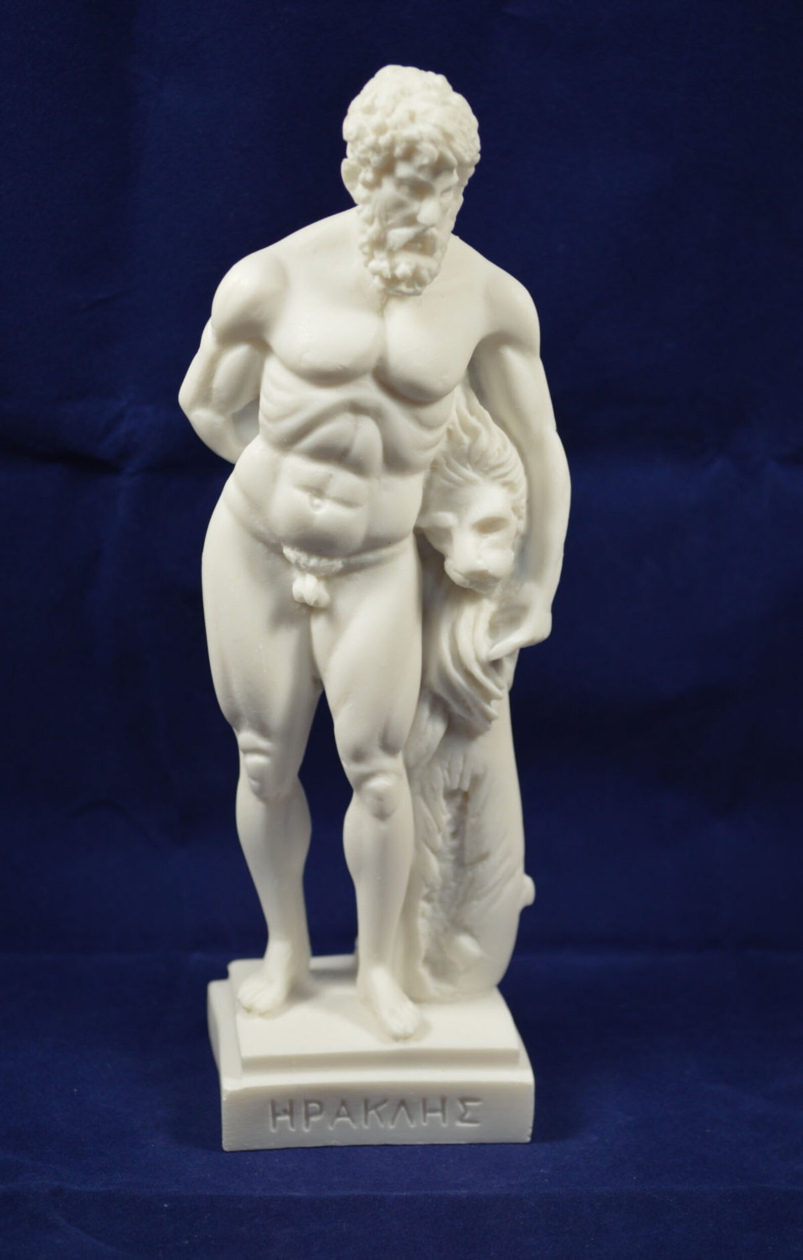 Heracles Hercules Statue Sculpture Ancient Greek Hero Demigod Etsy