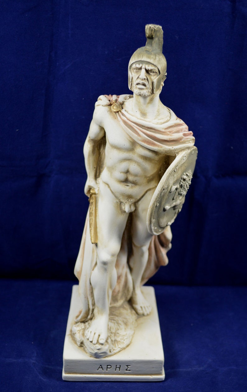 Ares sculpture ancien Dieu grec de la statue de guerre | Etsy