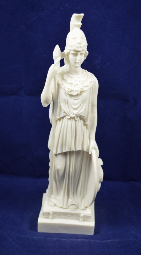 Goddess Athena Statue Ancient Greek Goddess Of Wisdom And Etsy
