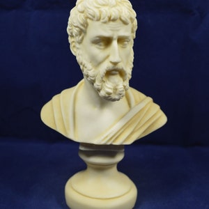 Sophocles sculpture bust ancient Greek philosopher aged statue image 1