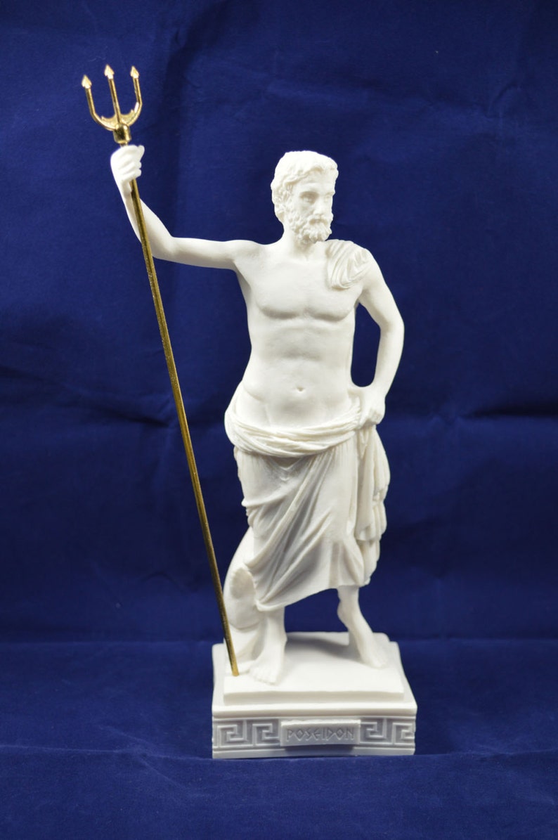 Poseidon sculptuur standbeeld oude Griekse God van de zee Etsy Nederland Poseidon sculptuur standbeeld oude Griekse God van de zee Etsy Nederland