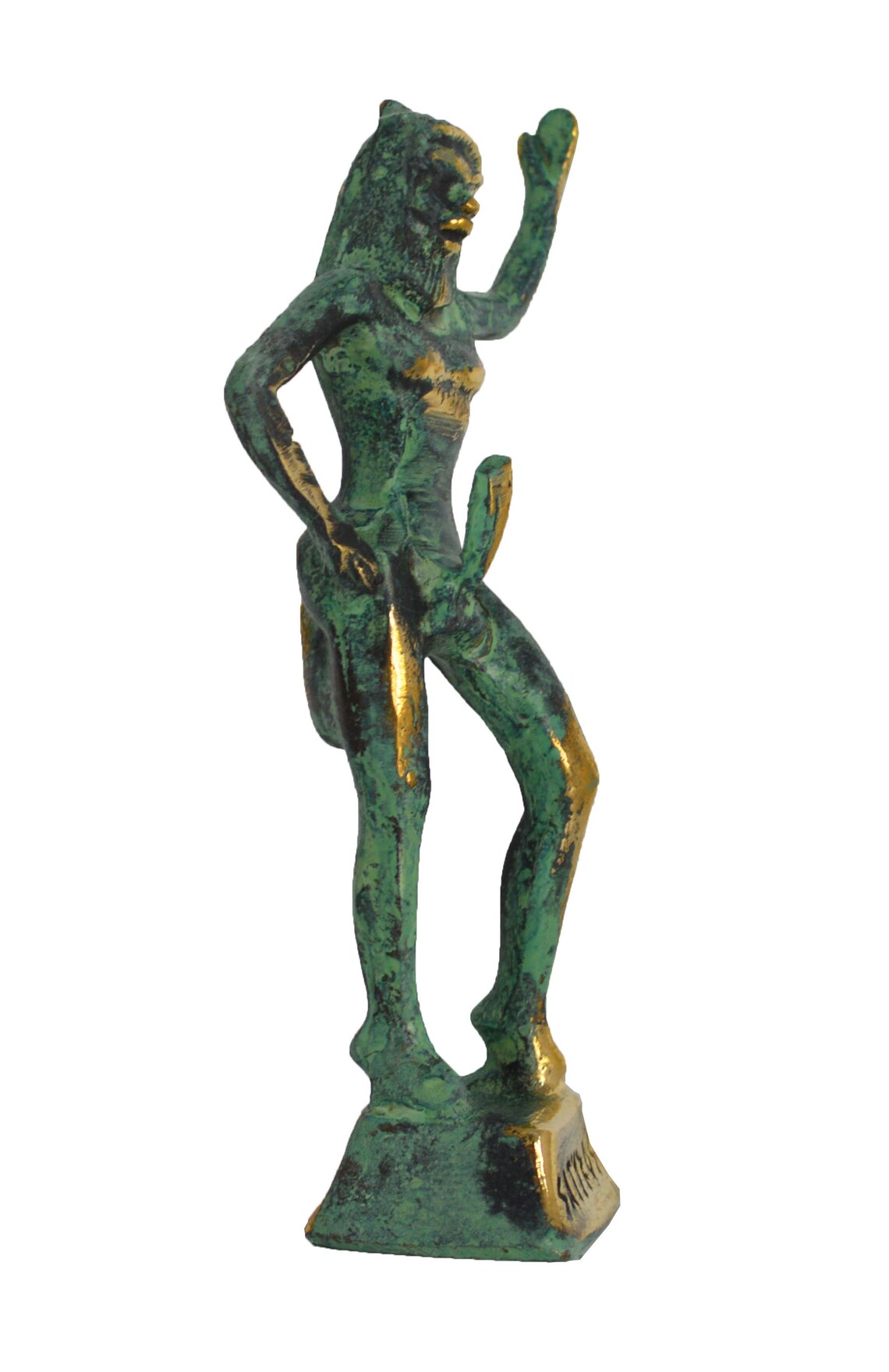 Satyr mini Bronze statue Sculpture Dionysus Companions | Etsy
